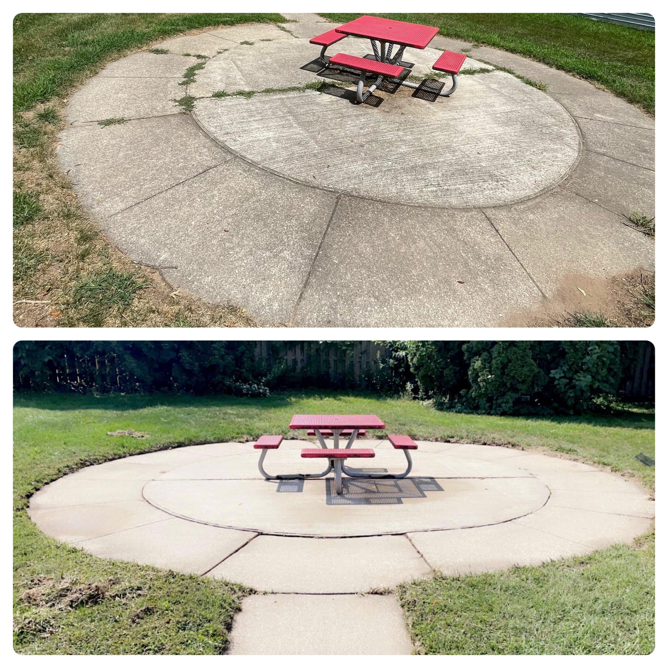 Exterior Concrete Cleaning