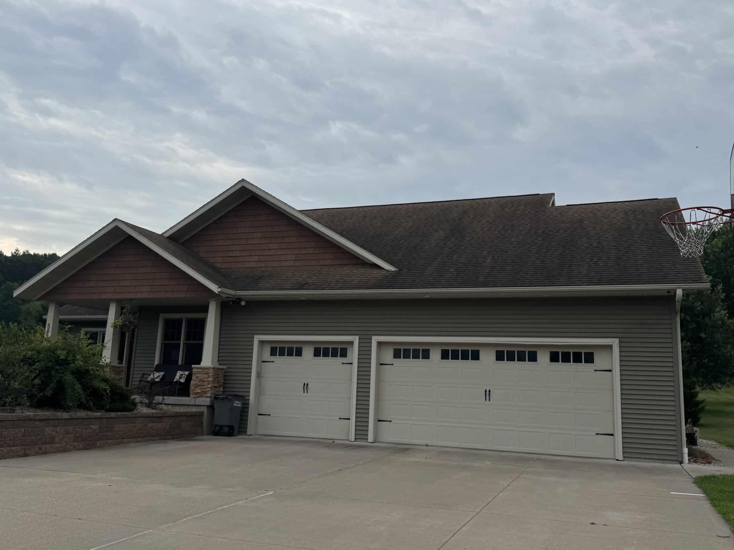 Before Picture Of Roof Cleaning