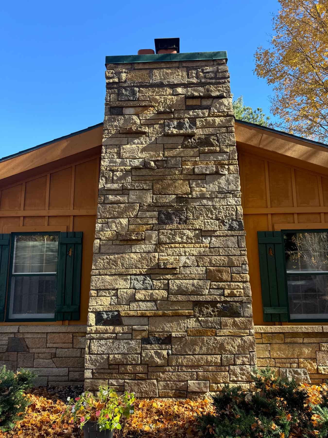 Paver Cleaning 37 Exterior Image Of A Chimney After It Has Been Cleaned By Driftless Exteriors