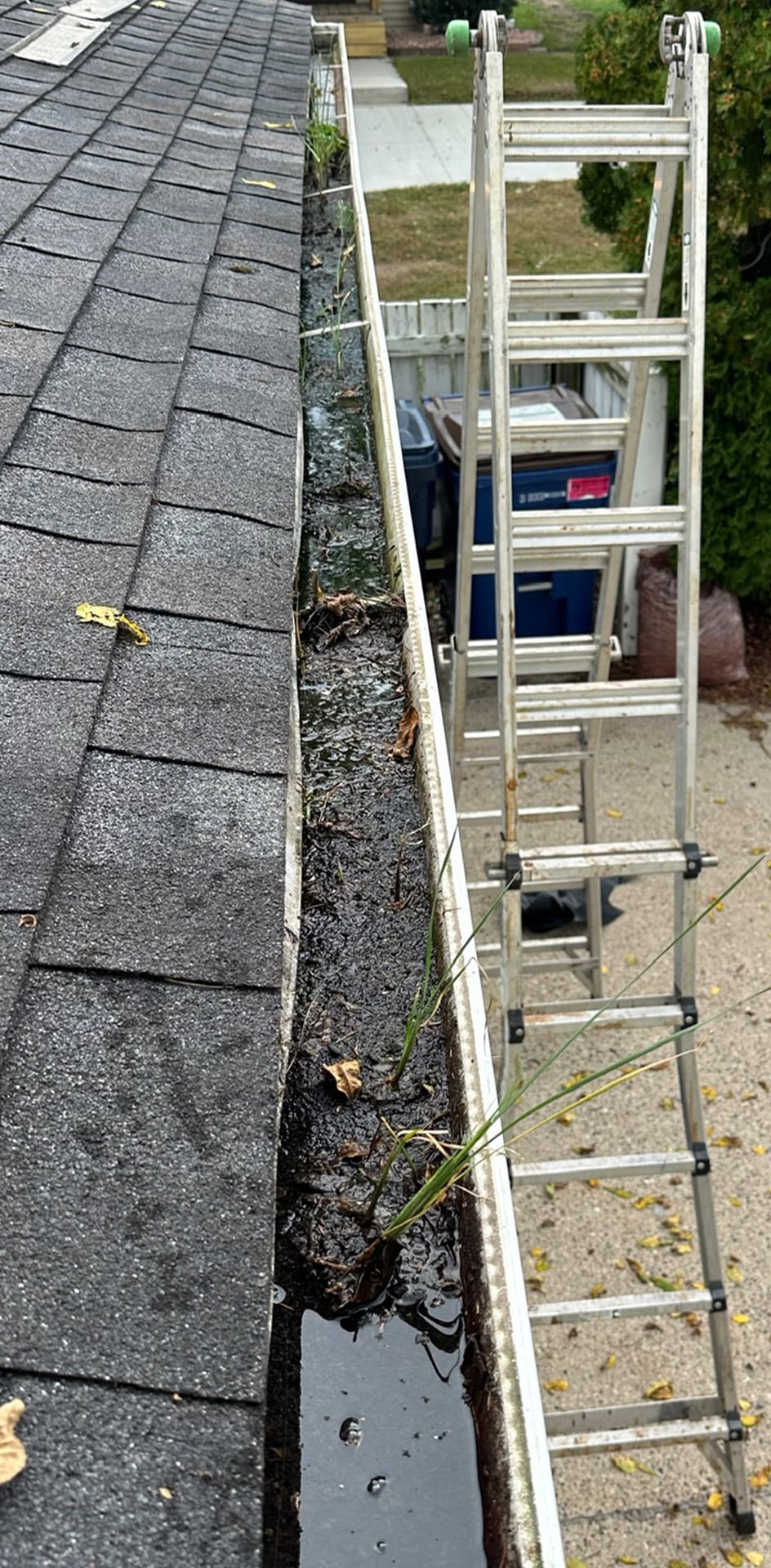 Gutter Flush Before