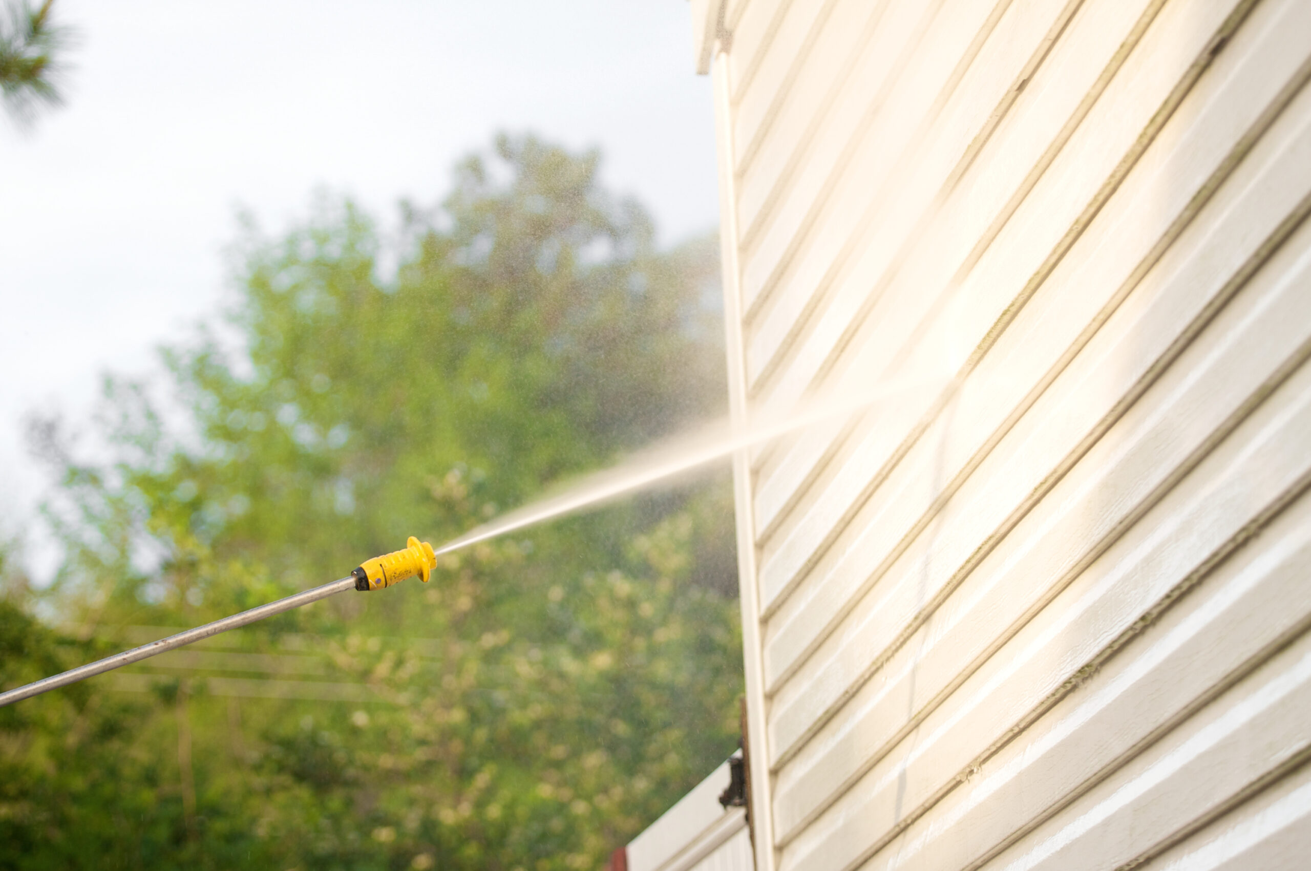 Pressure Washing The House Side Pressure Washing The House Side
